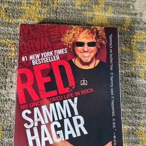 BOOK- RED SAMMY HAGAR